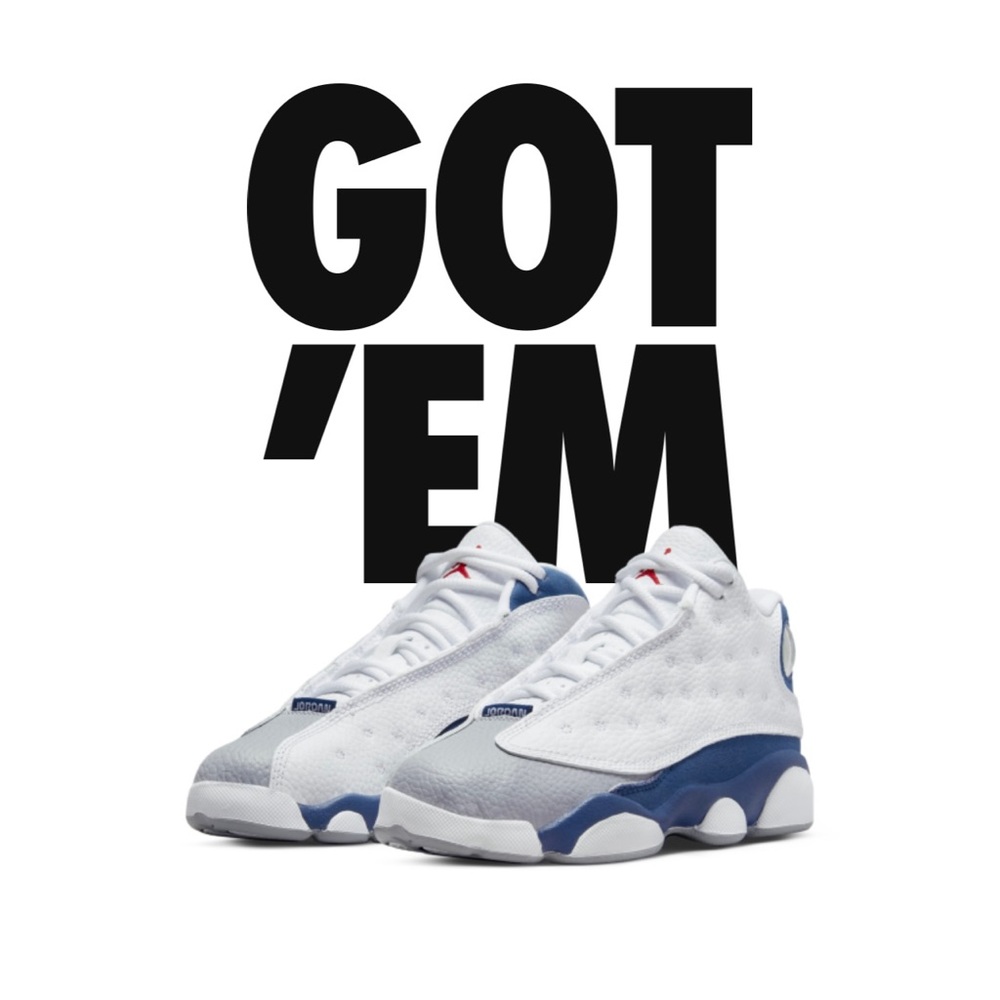 **NEW** Air Jordan Retro 13 French Blue Kids size 2.5Y